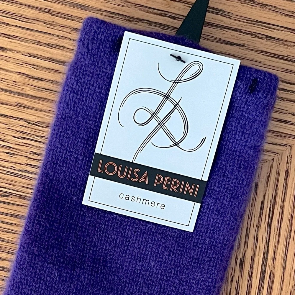 LOUISA PERINI Cashmere Gloves - Purple